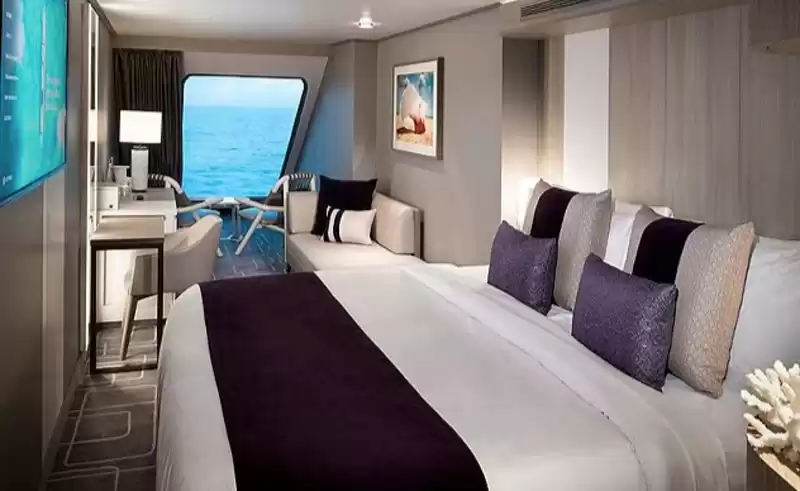 Cabina Prime con vista al mar  