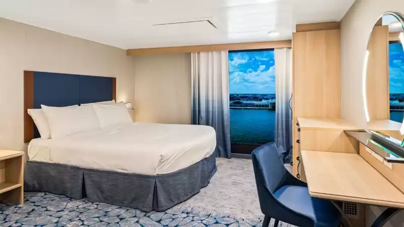Cabina interior con balcón virtual